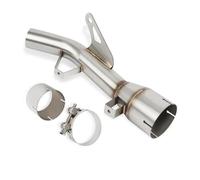 CRJIMX For Kawasaki Z 900 Z900 Z900e 2017 2018 2019 2020 2021 Motorcycle Steel Eliminator Exhaust Muffler Mid Link Pipe Kit