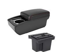 CRJIMX For Kia For Cerato Forte K3 Armrest Box Central Storage Content Storage Box Armrest Box With USB Interface(A1 Black red NO USB)
