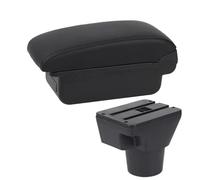 CRJIMX For KIA For Rio 2 Armrest Box For KIA For Rio 2006-2011 Car Armrest Box Accessories Interior Storage Box Retrofit(A2 black line No USB)