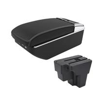 CRJIMX For KIA For RIO Armrest Box For KIA For STONIC For KIA For Rio Lx Cerato Car Armrest Retrofit Part Storage Box(A3 Black white 7USB)