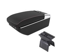 CRJIMX For Lada For Vesta For Vesta SW SW For CROSS SPORT Car Armrest Box With USB Interface(A1 Black red 7USB)