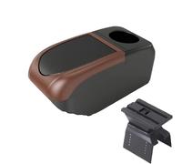 CRJIMX For Lada For Vesta For Vesta SW SW For CROSS SPORT Car Armrest Box With USB Interface(B3 Brown frame 6USB)