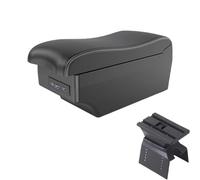 CRJIMX For Lada For Vesta SW Cross Sport Center Console Armrest Box Storage Box With Usb Interface Cup Holder(A1 Black red 7USB)
