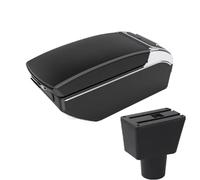 CRJIMX For LADA For XRAY Car Armrest Box Central Storage Box Retrofit Interior With USB Car Accessories(A3 Black white 7USB)