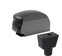 CRJIMX For LADA For XRAY Car Armrest Box Central Storage Box Retrofit Parts Car Accessories Interior Parts Details(B2 Black double)