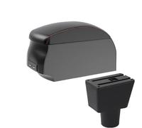 CRJIMX For LADA For XRAY Car Armrest Box Central Storage Box Retrofit Parts Car Accessories Interior Parts Details(A1 Black Red single)