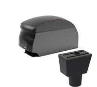 CRJIMX For LADA For XRAY Car Armrest Box Central Storage Box Retrofit Parts Car Accessories Interior Parts Details(B1 Black Red double)