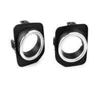 CRJIMX For LR4 For Discovery 4 2014 2015 2016 LR051335 +LR051337 2Pcs Car Fog Light Lamp Bezel Cover Front Bumper