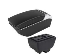 CRJIMX For Mahindra For Bolero Armrest Box Universal Car Central Armrest Storage Box Cup Holder Ashtray(Black line 7USB)