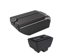 CRJIMX For Mahindra For Bolero Armrest Box Universal Car Central Armrest Storage Box Modification Accessories(B1 Red line 7 usb)