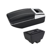 CRJIMX For Mahindra For Bolero Armrest Box Universal Car Central Armrest Storage Box Modification Accessories(A3 white line No USB)