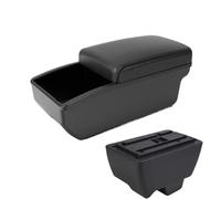 CRJIMX For Mahindra For Bolero Armrest Box Universal Car Central Armrest Storage Box Tissue Box(B2 Black Storage box)