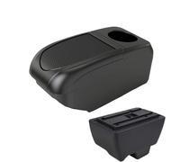 CRJIMX For Mahindra For Bolero Armrest Box Universal Car Central Armrest Storage Box USB Interface(B1 Black Frame 6USB)