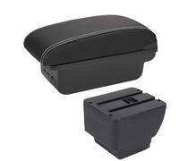 CRJIMX For MAZDA 2 Demio Car Armrest Box Retrofit Parts Storage Box Car Accessories Interior Parts Details(B3 Black white 3USB)