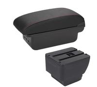 CRJIMX For MAZDA 2 Demio Car Armrest Box Retrofit Parts Storage Box Car Accessories Interior Parts Details(B1 Black red 3USB)