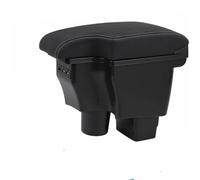 CRJIMX For Mazda 2 For Skyactiv For Version Cx3 CX-3 Armrest Box Central Store Content Box With USB Armrests Box(Black white lines)