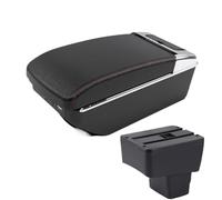 CRJIMX For Mazda 2 Skyactiv Version For CX-3 Armrest Box Retrofit Car Armrest Storage Box Car Accessories(A1 Black red 7USB)