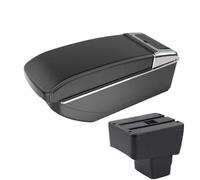 CRJIMX For Mazda 2 Skyactiv Version For CX-3 Armrest Box Retrofit Car Armrest Storage Box Car Accessories(B3 Black white NO USB)