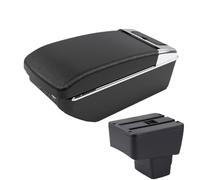 CRJIMX For Mazda 2 Skyactiv Version For CX-3 Armrest Box Retrofit Car Armrest Storage Box Car Accessories(A2 Black line7 USB)