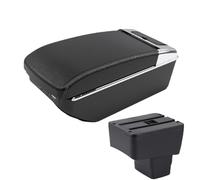 CRJIMX For Mazda 2 Skyactiv Version For CX-3 Armrest Box Retrofit Car Armrest Storage Box Car Accessories(A3 Black white 7USB)