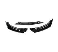 CRJIMX For Mazda 3 For Axela 2014-2018 Car Front Bumper Spoiler Lip Body Kit Bumper Diffuser Guard Auto Parts(Glossy black)