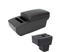 CRJIMX For Mazda CX-3 Armrest Box For Mazda 2 Skyactiv Version Car Armrest Storage Box Retrofit(A1 red Tissue Box)