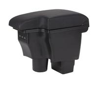 CRJIMX For Mazda CX-3 Armrest Box Retrofit For Mazda 2 Skyactiv Version Car Armrest Storage Box Car Accessories Charging USB(A2 Artificial leather)