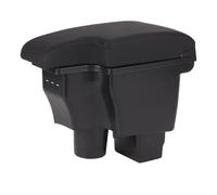 CRJIMX For Mazda CX-3 Armrest Box Retrofit For Mazda 2 Skyactiv Version Car Armrest Storage Box Car Accessories Charging USB(B2 genuine leather)