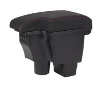 CRJIMX For Mazda CX-3 Armrest Box Retrofit For Mazda 2 Skyactiv Version Car Armrest Storage Box Car Accessories Charging USB(B1 genuine leather)