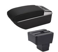 CRJIMX For Mazda CX-3 Armrest Retrofit For Mazda 2 Skyactiv Version For Cx3 CX-3 Car Armrest Storage Box Car Accessories Charging With USB(B2 Black line 7USB)
