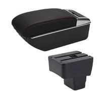 CRJIMX For Mazda CX-3 Armrest Retrofit For Mazda 2 Skyactiv Version For Cx3 CX-3 Car Armrest Storage Box Car Accessories Charging With USB(A1 Black red 7USB)