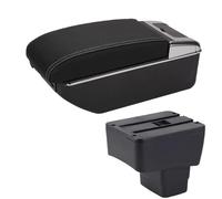CRJIMX For Mazda CX-3 Armrest Retrofit For Mazda 2 Skyactiv Version For Cx3 CX-3 Car Armrest Storage Box Car Accessories Charging With USB(A3 Black white 7USB)