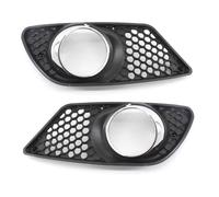 CRJIMX For Mercedes For Benz C-Class W204 2008 2009 2010 Front Bumper Cover Grille Fog Light Lamp Grill Bezel Frame CRJIMX(Left and Right)