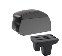 CRJIMX For MG MG3 Car Armrest Box Central Storage Box Internal Modification Charging In-car Supplies Right-hand Drive(A1 Black Red single)