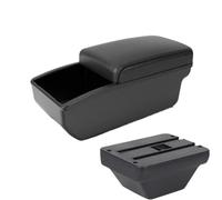 CRJIMX For MG ZS Armrest Box Central Storage Box Interior Retrofit With Tissue Box Car Interior Accessories(B2 Black Storage box)