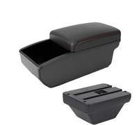 CRJIMX For MG ZS Armrest Box Central Storage Box Interior Retrofit With Tissue Box Car Interior Accessories(B1 Red Storage box)