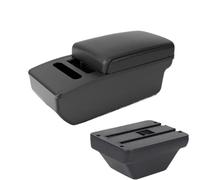 CRJIMX For MG ZS Armrest Box Central Storage Box Interior Retrofit With Tissue Box Car Interior Accessories(A2 Black Tissue Box)