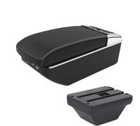 CRJIMX For MG ZS Car Armrest Box Central Storage Box Interior Retrofit With USB Car Interior Accessories(A3 Black white 7USB)