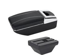 CRJIMX For MG ZS Car Armrest Central Storage Box Interior Retrofit With USB And Cup Holder Car Accessories(A3 white line No USB)