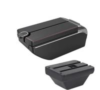 CRJIMX For MG ZS Car Armrest Central Storage Box Interior Retrofit With USB And Cup Holder Car Accessories(B1 Red line 7 usb)