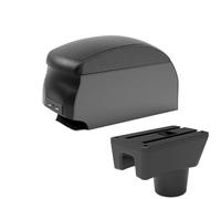 CRJIMX For Mitsubishi For Attrage For Mirage Armrest Box For Mitsubishi For Space Star Car Armrest Storage Box(B2 Black double)