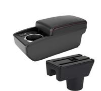 CRJIMX For Mitsubishi For Attrage For Mirage Armrest Box Storage Box Car Accessories(B1 Red line 6 usb)