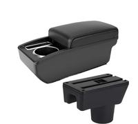 CRJIMX For Mitsubishi For Attrage For Mirage Central Armrest Box For Mitsubishi For Space Star Car Armrest Armrest Box Car Accessories(A2 black line No USB)