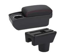 CRJIMX For Mitsubishi For Attrage For Mirage For Space Star Car Armrest Auto Storage Box Car Accessories(C2 Black line NO USB)