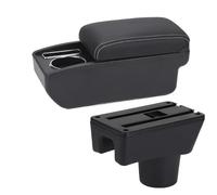CRJIMX For Mitsubishi For Attrage For Mirage For Space Star Car Armrest Auto Storage Box Car Accessories(C3 Black white NO USB)