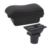CRJIMX For Mitsubishi For Colt Z30 Armrest Box For Colt Car Armrest Central Storage Box With USB(A red line NO USB)