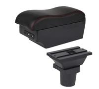 CRJIMX For Mitsubishi For Colt Z30 Armrest Box For Colt Car Armrest Central Storage Box With USB(C red line 7USB)