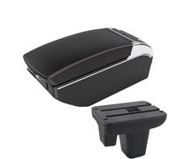 CRJIMX For Morris For Garages MG3 Armrest Box Armrest Box For MG MG3 Car Armrest Central Storage Box RHD(Black red No USB)