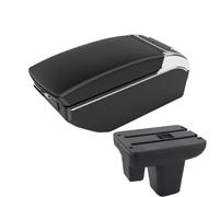CRJIMX For Morris For Garages MG3 Armrest Box Armrest Box For MG MG3 Car Armrest Central Storage Box RHD(Black line No USB)