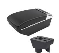 CRJIMX For Morris For Garages MG3 For MG MG3 Central Armrest Box Interior Car Accessories Modification USB(A3 Black white 7USB)